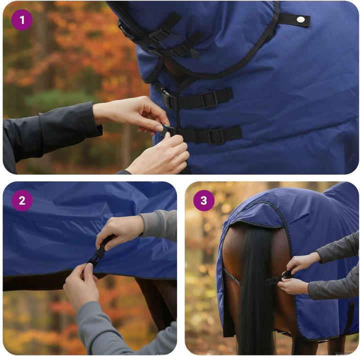 Produktbild vidaXL Pferdedecke (85 cm)