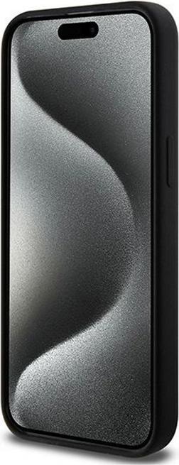 Produktbild Karl Lagerfeld KLHMP15LSCHPPLK iPhone 15 Pro 6.1" czarny/black hardcase Silicone Choupette Head MagS (Apple iPhone 15 Pro)