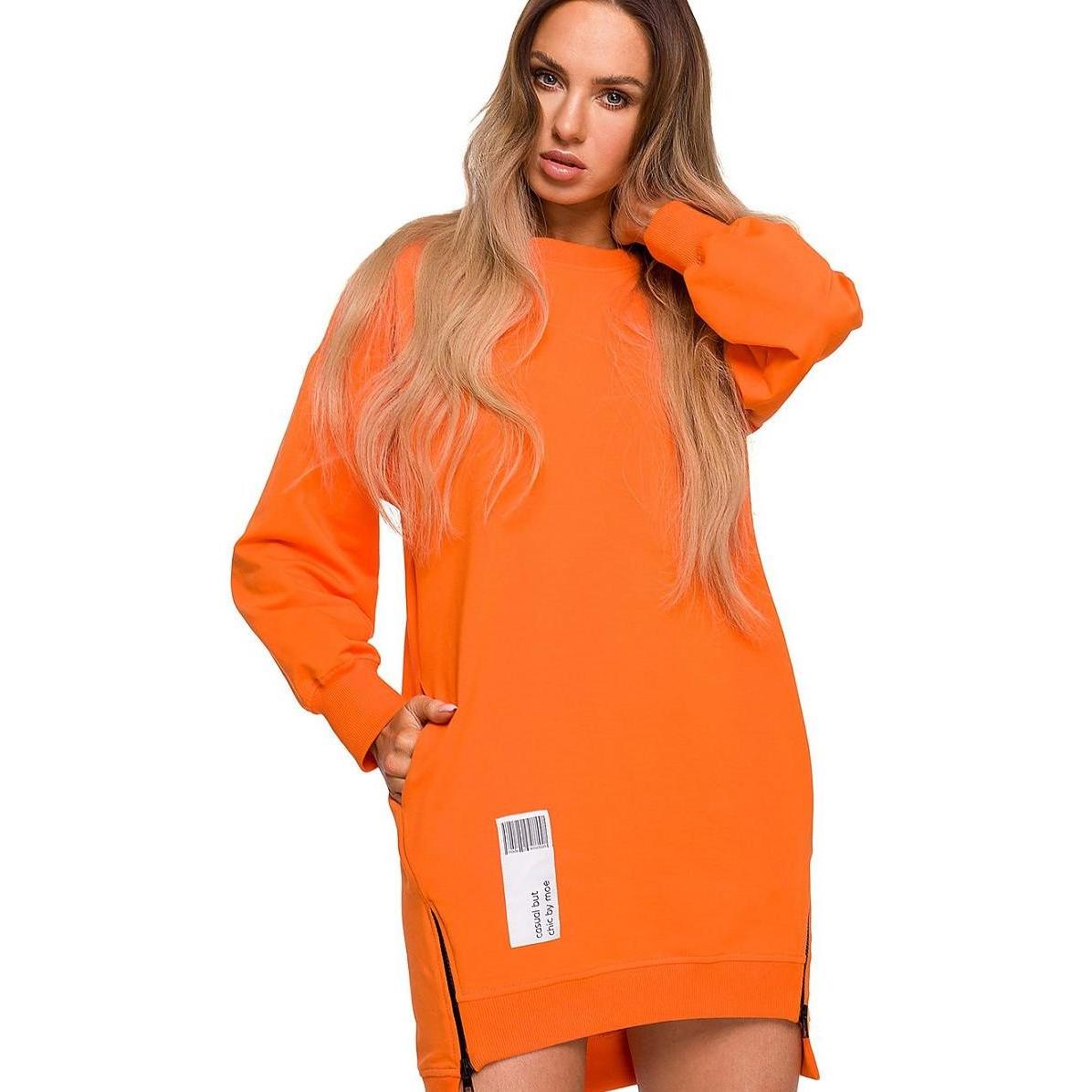 Made of Emotion, Damen, Kleider, Alltagskleid Moe, Orange, (XL)
