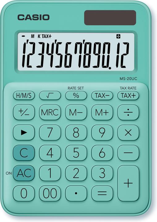 Immagine prodotto Casio Calcolatrice da tavolo MS-20UC (Batteria, Pannello solare)
