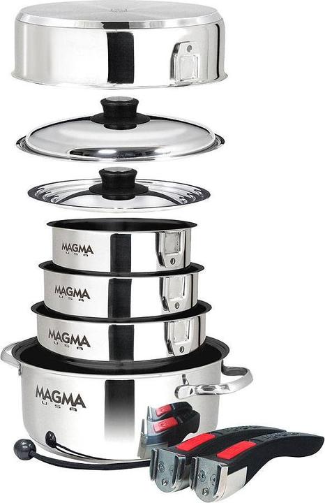 Actual product image Magma Cooking pot set 10 pieces