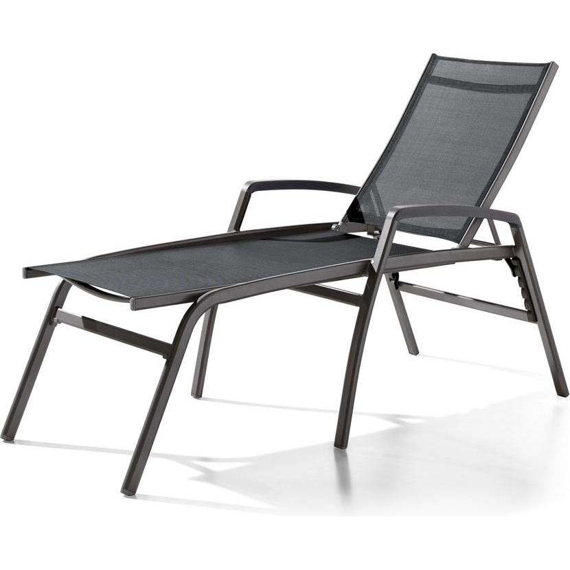 Sieger, Liegestuhl, Bodega Komfort-Stapelrollliege Aluminium (194 cm)