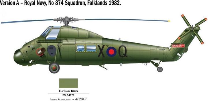Actual product image Italeri Wessex UH.5 Falklands War Collection
