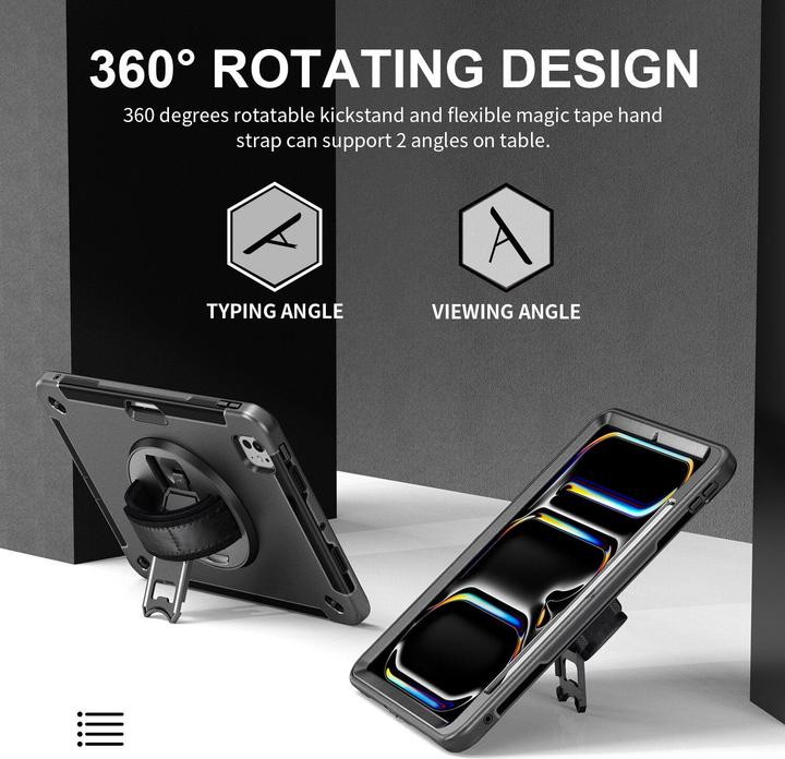 Produktbild 4smarts Rugged Case Grip (Apple iPad Pro 11 2024)