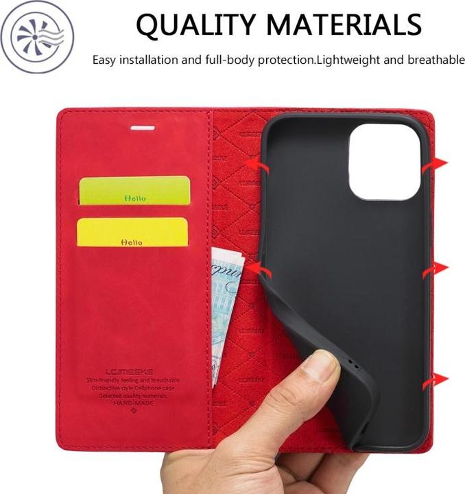 Produktbild Ueli Express Buch Etui Wallet mit Kartenfach (Apple iPhone 13 Pro Max)