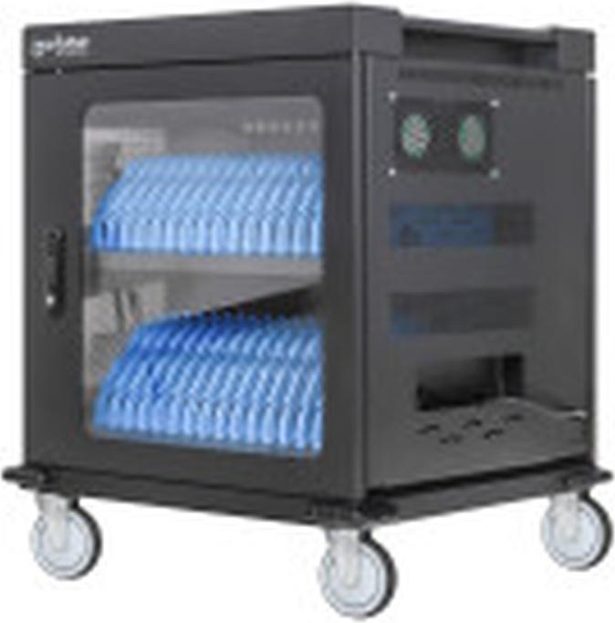 Actual product image Manhattan Charging cabinet on castors with 32 sockets