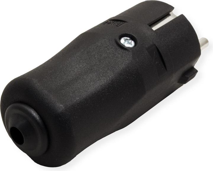 Immagine prodotto Bachmann Contatto di protezione montaggio spina centrale, nero (CEE 7/7)