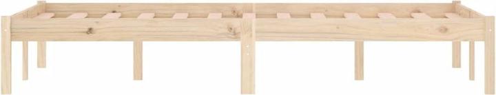 Actual product image vidaXL Bett ohne Matratze Kiefer (137 x 190 cm)