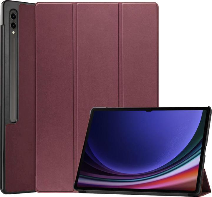 Techsuit - FoldPro - Samsung Galaxy Tab S9 Ultra / S10 Ultra - Red (Galaxy Tab S9 Ultra)