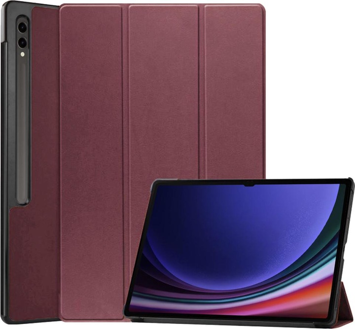 Techsuit - FoldPro - Samsung Galaxy Tab S9 Ultra / S10 Ultra - Red (Galaxy Tab S9 Ultra)