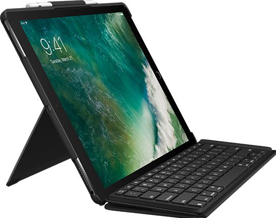 Actual product image Logitech slim combo (CH, iPad Pro 12.9 2017 (2. Gen), iPad Pro 12.9 2015 (1. Gen))