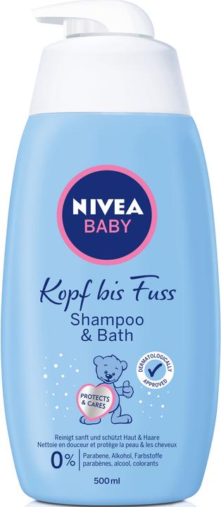 Actual product image NIVEA Head to toe bath & shampoo