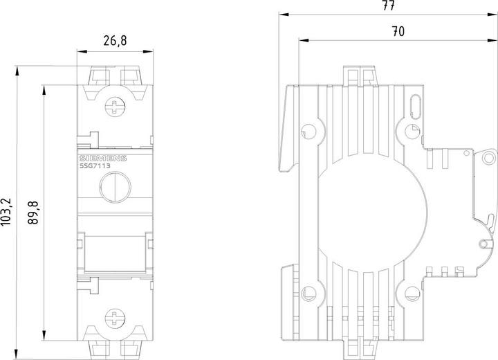 Produktbild Siemens MINIZEDLasttrennschalter D02