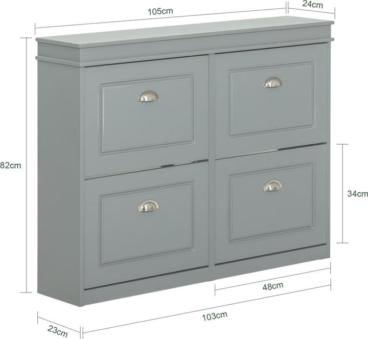Actual product image SoBuy Shoe tipper (105 x 24 x 82 cm)