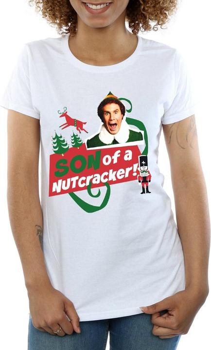 Actual product image Elf Womens/Ladies Son Of A Nutcracker Cotton T-Shirt (L)