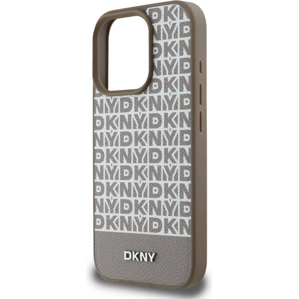 Thumbnail - DKNY Repeat Pattern Bottom Stripe Case (Apple iPhone 16 Pro Max), Smartphone Hülle, Weiss