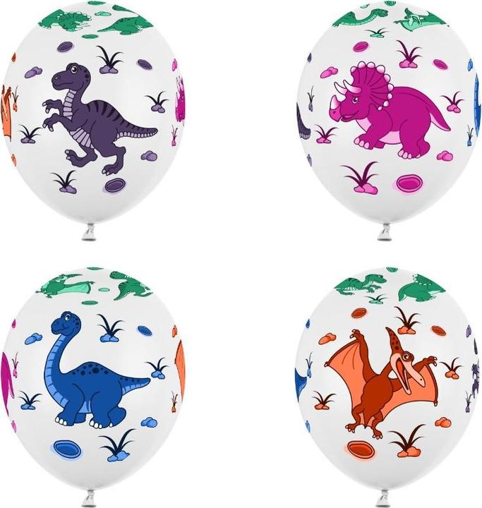 Immagine prodotto Partydeco Palloncini Dinosauro - 6 pezzi (6 x)
