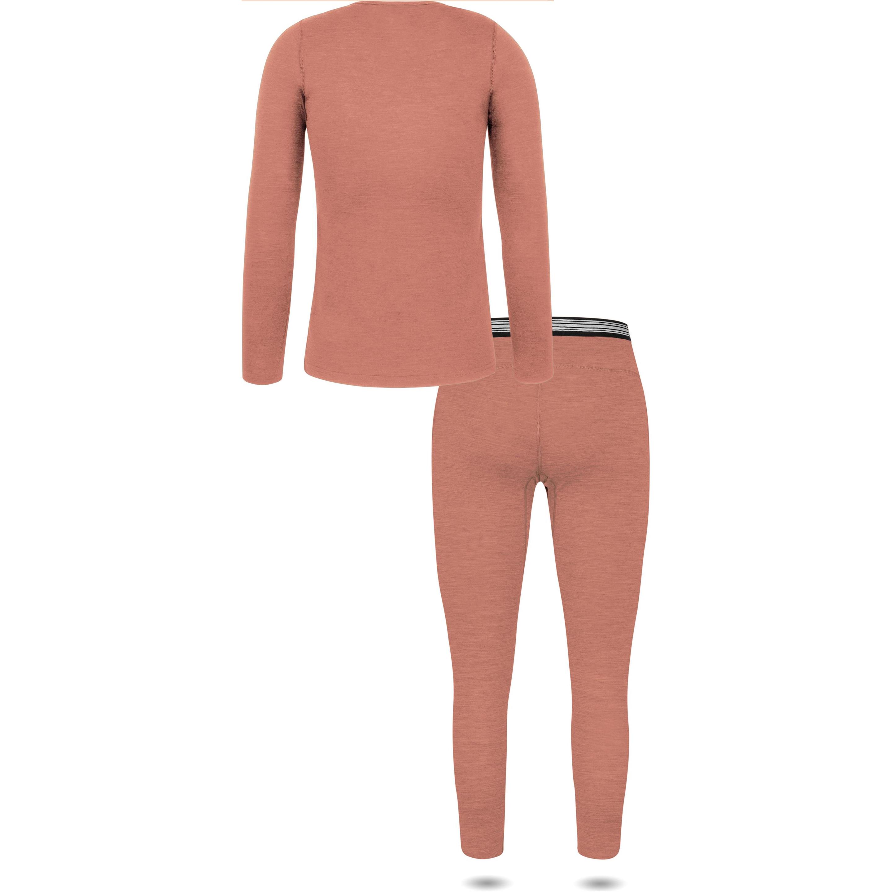 Thumbnail - Normani, Damen, Funktionsshirt, Damen Merino Unterwäsche-Set Mandurah/Perth (XXL), Rosa, XXL