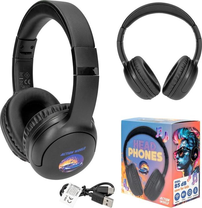 Produktbild Dino World - Action World Headphone - Black