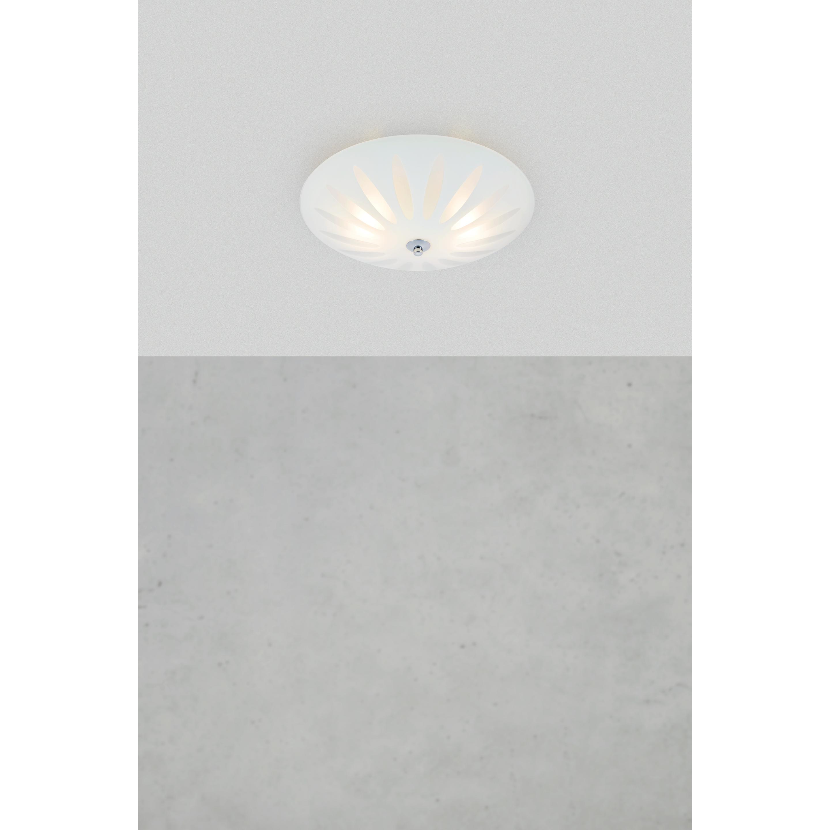 Markslöjd, Applique + Plafoniera, PETAL Plafond 2L White/Chrome
