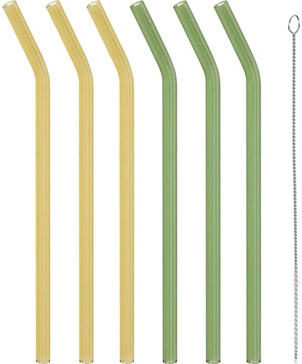 Furber Strohhalm Glas, 6 Stück (6 x)