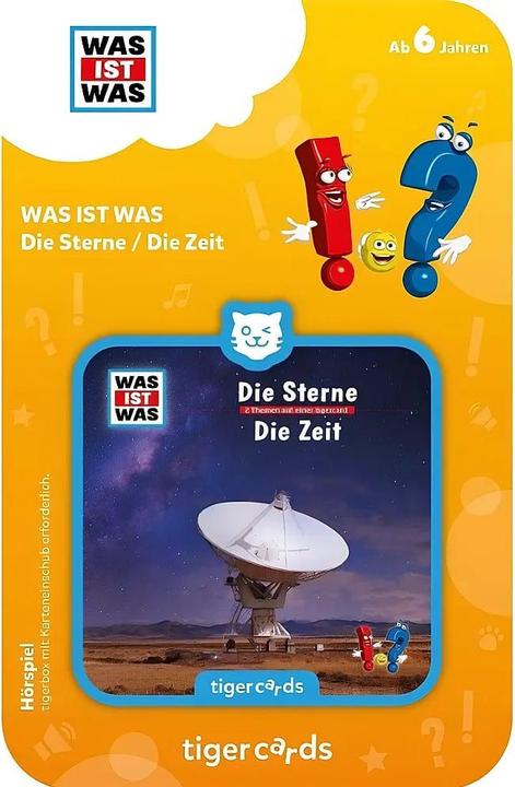 Produktbild Tigermedia Tigercard- Was ist was: Die Sterne/ Die Zeit (Deutsch)