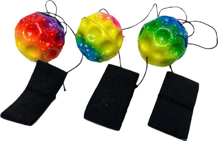 Immagine prodotto Roost Bungee ball arcobaleno su una corda assortita