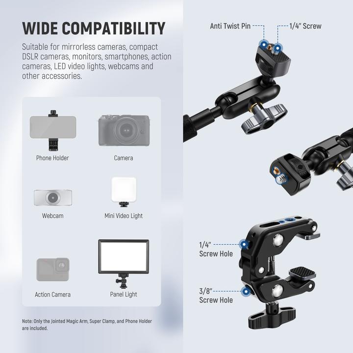 Produktbild Neewer Flexible Desk Camera Mount With Clamp