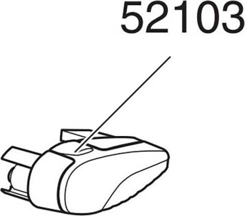 Actual product image Thule End piece left WingBar (Black)