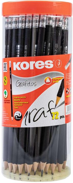 Produktbild Kores Bleistift GRAFITOS, 3-eckig (3 mm, HB, 72x)