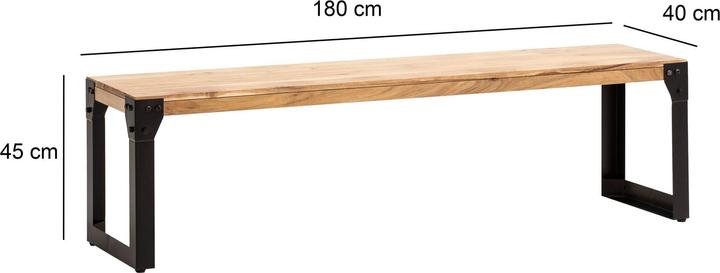 Image du produit Wohnling 180x40x45 (40 cm)