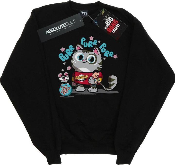 Image du produit Dam Mens Bazinga Kitty Cotton Sweatshirt (5XL)