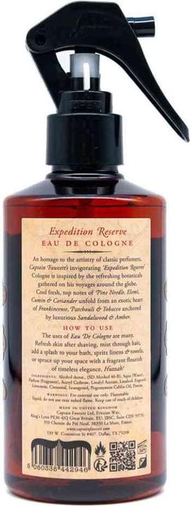 Actual product image Captain Fawcett Expedition Reserve Eau De Cologne. (Eau de cologne, 250 ml)
