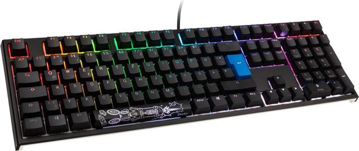 Actual product image Ducky ONE 2 Backlit PBT Gaming Keyboard, MX-Nature-White, RGB LED (DE, Cable)