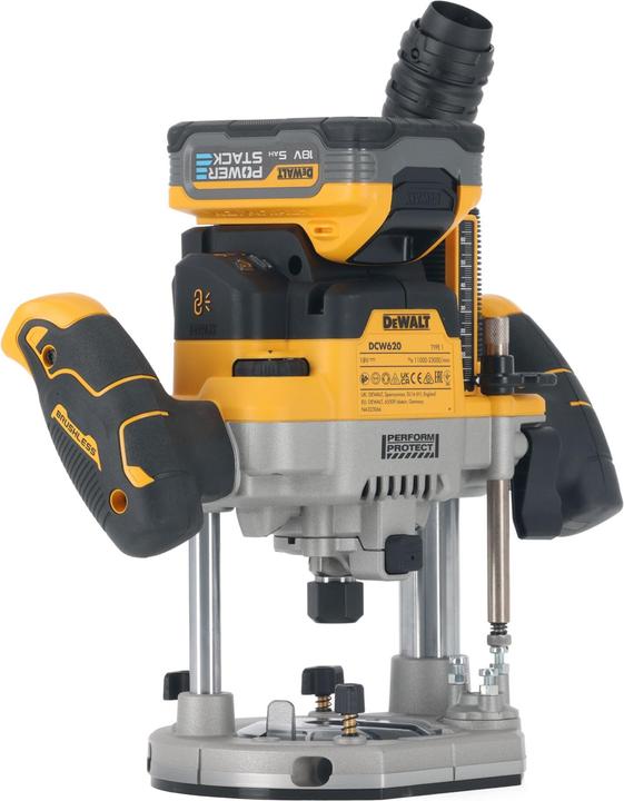 Actual product image DeWalt 18V XR milling machine 12mm 1/2inch. 2x5AH hp