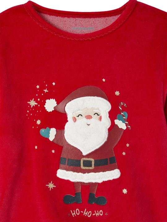 Produktbild Vertbaudet Mädchen Weihnachts-Schlafanzug aus Samt (92)