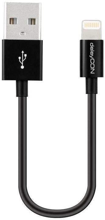 deleyCON Lightning auf USB (0.15 m, USB 2.0)