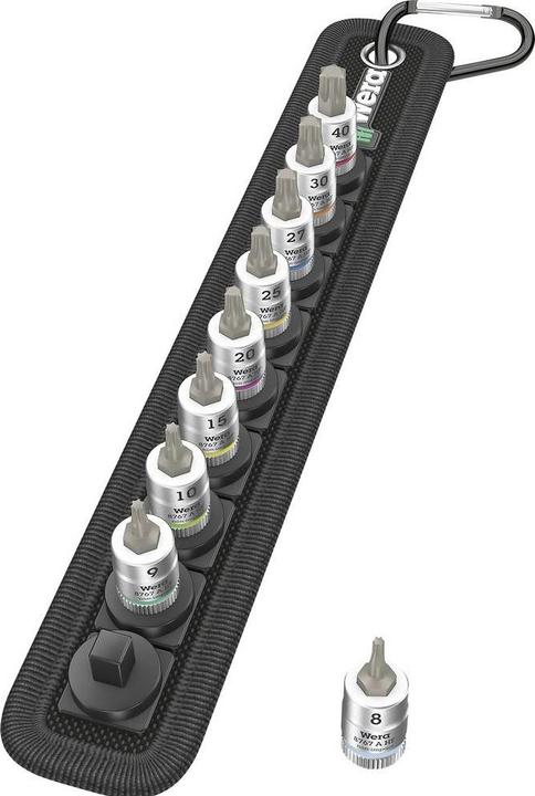 Actual product image Wera Belt A 3 Zyklop bit socket set TX