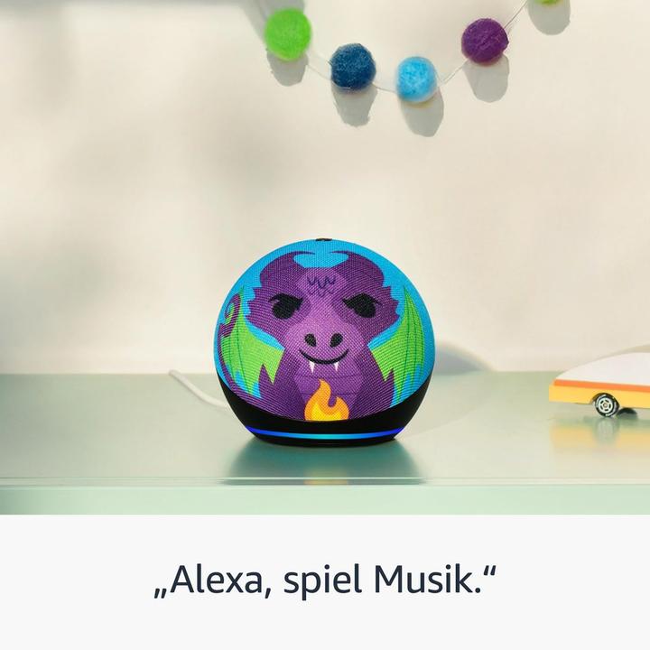 Image du produit Amazon Echo Dot 5. Generation Kids Regenbogenwirbel-Design, B0FD46F2YK (Amazon Alexa)