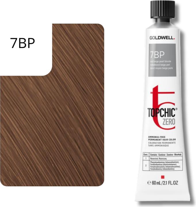 Produktbild Goldwell Topchic Zero Permanente Haarfarbe (7BP - Mittelbeige Perlblond)