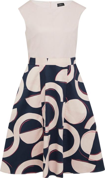 Actual product image S.Oliver Kleid Ausgestelltes Etuikleid aus Baumwollmix (40)