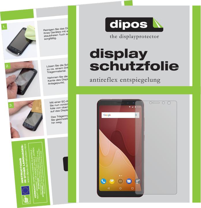 Dipos Pellicola Protettiva Antiriflesso Per Wiko View 2 – 2 Pezzi, Opaca, Anti-impronta, Taglio Laser, Made In Germany - 4