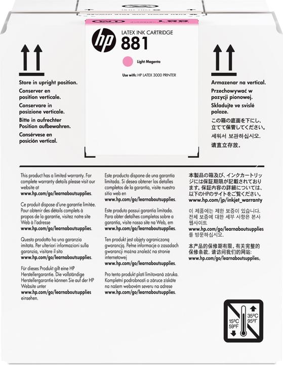 Actual product image Inkadoo HP CR336A881 ink cartridge magenta light 5000 ml photomagenta latex 3000 (LM)