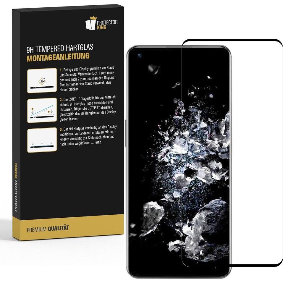 Thumbnail - Protectorking 6x echtes Tempered 9H Panzerhartglas 3D KLAR (6 Stück, OnePlus 11), Smartphone Schutzfolie, Transparent