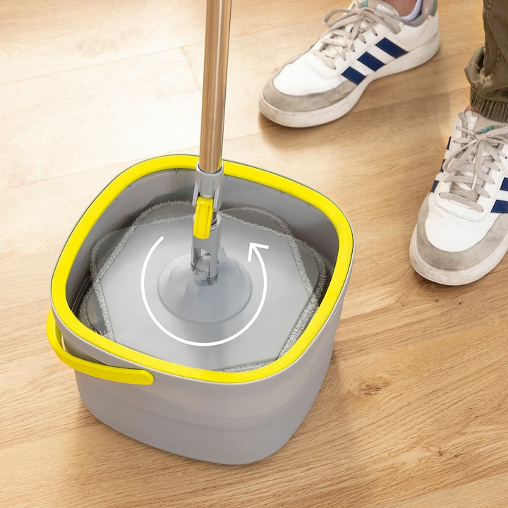 Actual product image InnovaGoods Self-cleaning rotating mop with two-piece Selimop bucket (1 pcs.)