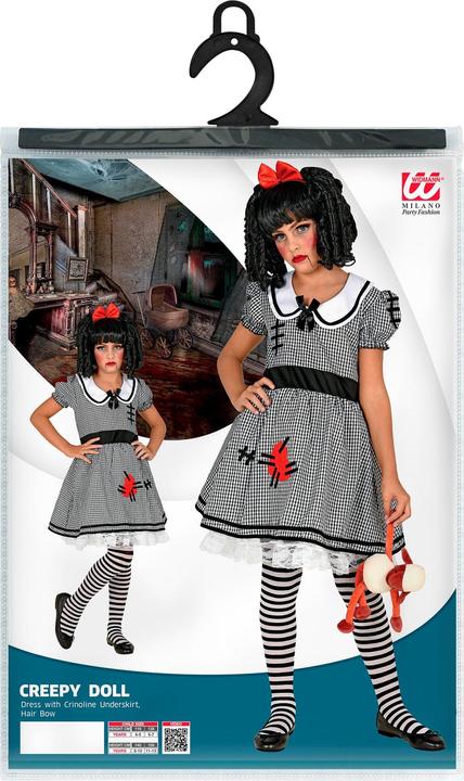 Actual product image Widmann Scary doll costume for girls (128)