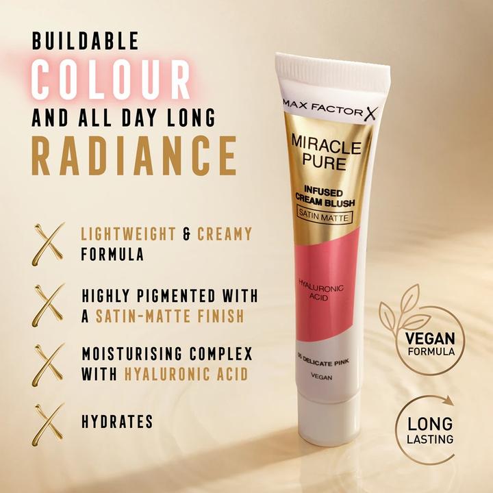 Immagine prodotto Max Factor Miracle Pure Infused Cream Blush (02 Corallo illuminato dal sole)