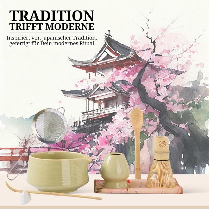 Actual product image 8-teiliges Matcha-Tee-Set