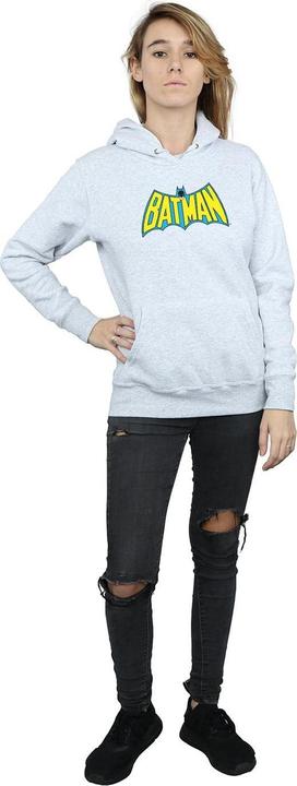 Immagine prodotto Batman Retro Logo Felpa con Cappuccio Donna (M)