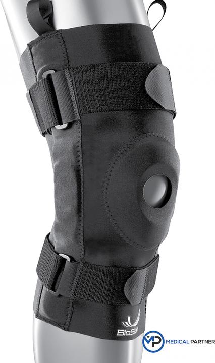 BioSkin Kniebandage Hinged Knee Skin Open Patella (S)